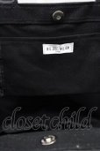 画像5: NIL DUE / NIL UN TOKYO / LEATHER MASKING CANVAS TOTE バッグ（S）  ブラック T-25-08-29-018-NI-ba-YM-ZT (5)