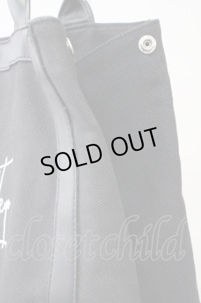 画像3: NIL DUE / NIL UN TOKYO / LEATHER MASKING CANVAS TOTE バッグ（L）  ブラック T-25-08-29-019-NI-ba-YM-ZT (3)