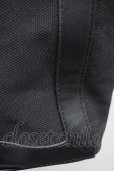 画像4: NIL DUE / NIL UN TOKYO / LEATHER MASKING CANVAS TOTE バッグ（L）  ブラック T-25-08-29-019-NI-ba-YM-ZT