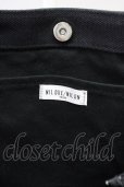 画像7: NIL DUE / NIL UN TOKYO / LEATHER MASKING CANVAS TOTE バッグ（L）  ブラック T-25-08-29-019-NI-ba-YM-ZT