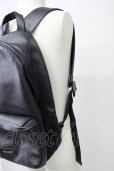 画像2: Moonage Devilment / レザーバックパック  ブラックｘシルバー T-25-08-29-020-Mo-ba-YM-ZT (2)