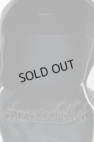 画像8: Moonage Devilment / レザーバックパック  ブラックｘシルバー T-25-08-29-020-Mo-ba-YM-ZT-MK002 (8)