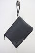 画像2: NIL DUE / NIL UN TOKYO / LEATHER CLUTCH バッグ  ブラック T-25-08-29-021-NI-ba-YM-ZT-MK002 (2)