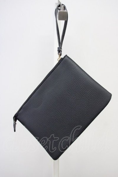 画像2: NIL DUE / NIL UN TOKYO / LEATHER CLUTCH バッグ  ブラック T-25-08-29-021-NI-ba-YM-ZT