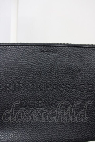 画像3: NIL DUE / NIL UN TOKYO / LEATHER CLUTCH バッグ  ブラック T-25-08-29-021-NI-ba-YM-ZT
