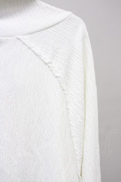 画像6: NO ID. BLACK / オフタートルZIPプルオーバー 2 ホワイト T-25-08-29-002-NO-to-YM-ZT144 (6)