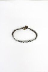 gunda / BUBBLE BR ブレスレット  ブラウンｘシルバー T-25-08-29-022-gu-ac-YM-ZT