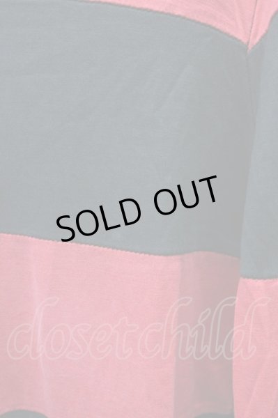 画像4: s'exprimer / ボーダーカットソー 44 ブラックｘレッド T-25-08-29-003-s'-to-YM-ZT144 (4)