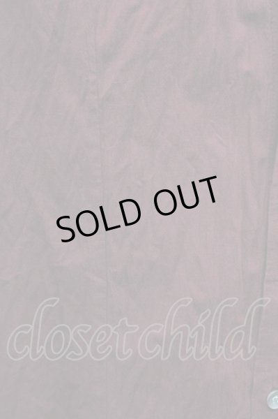 画像5: NO ID. / Cストレッチクレープショートカラーシャツ 1 ワイン T-25-08-29-005-NO-sh-YM-ZT144 (5)