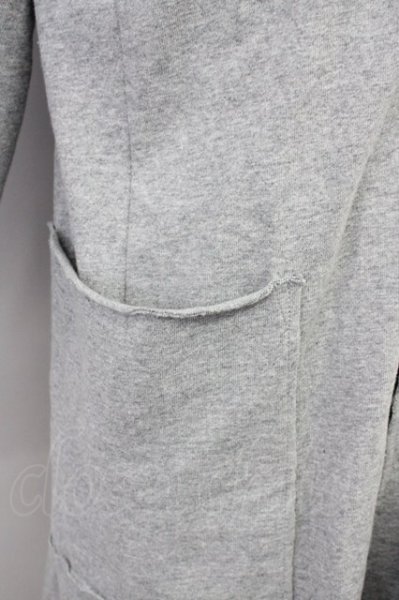画像5: NO ID. / C天竺カットオフ7分袖チェスタージャケット 1 グレー T-25-08-29-006-NO-to-YM-ZT144 (5)