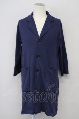 NO ID. / C天竺カットオフ7分袖チェスタージャケット 1 ネイビー T-25-08-29-007-NO-to-YM-ZT