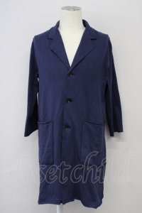 NO ID. / C天竺カットオフ7分袖チェスタージャケット 1 ネイビー T-25-08-29-007-NO-to-YM-ZT144