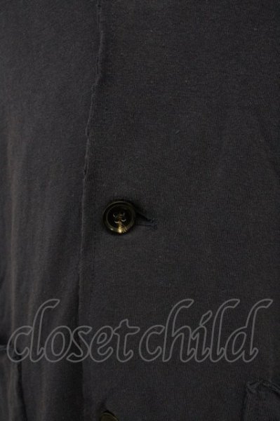 画像4: NO ID. / C天竺カットオフ7分袖チェスタージャケット 1 ネイビー T-25-08-29-007-NO-to-YM-ZT144 (4)