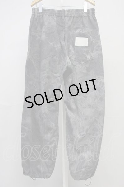 画像2: NO ID. / ブリーチデニムワイドパンツ 2 ブラック T-25-08-29-010-NO-pa-YM-ZT141 (2)