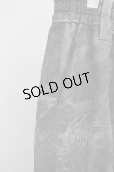 画像4: NO ID. / ブリーチデニムワイドパンツ 2 ブラック T-25-08-29-010-NO-pa-YM-ZT141 (4)