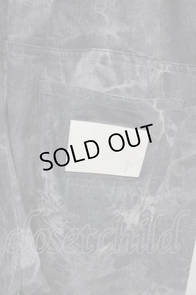 画像6: NO ID. / ブリーチデニムワイドパンツ 2 ブラック T-25-08-29-010-NO-pa-YM-ZT141 (6)