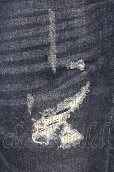 画像4: CavariA / リペアストレッチデニムパンツ 44 インディゴ T-25-08-29-012-Ca-pa-YM-ZT141 (4)