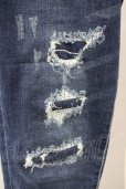 画像5: CavariA / リペアストレッチデニムパンツ 44 インディゴ T-25-08-29-012-Ca-pa-YM-ZT