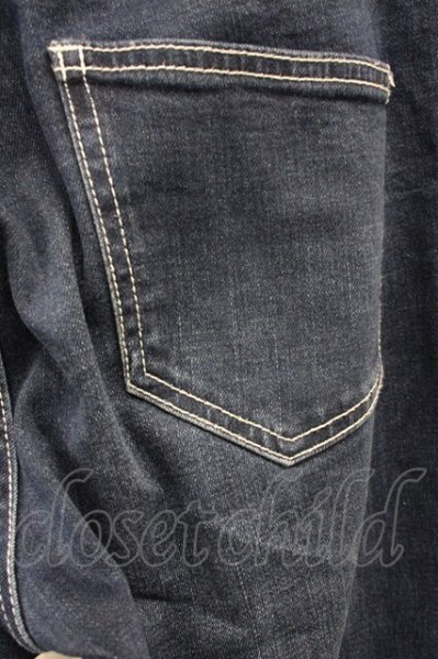 画像6: CavariA / リペアストレッチデニムパンツ 44 インディゴ T-25-08-29-012-Ca-pa-YM-ZT141 (6)