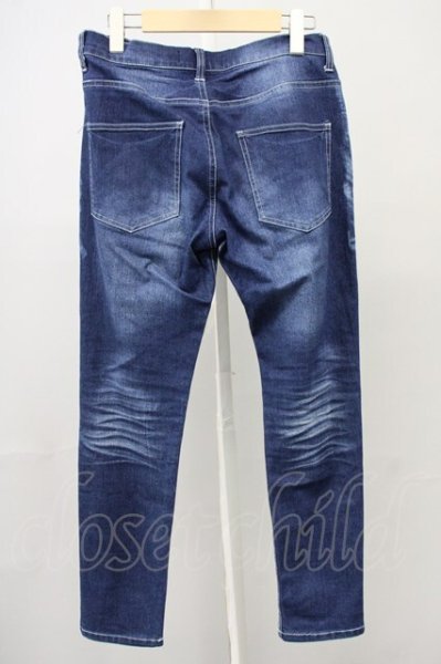 画像2: CavariA / ヒゲ加工ストレッチデニムパンツ 44 インディゴ T-25-08-29-013-Ca-pa-YM-ZT141 (2)