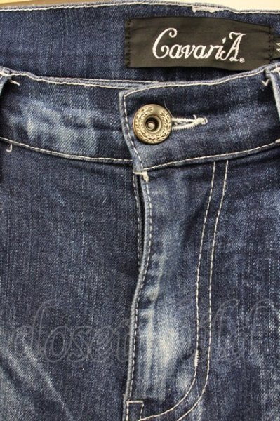 画像3: CavariA / ヒゲ加工ストレッチデニムパンツ 44 インディゴ T-25-08-29-013-Ca-pa-YM-ZT141 (3)