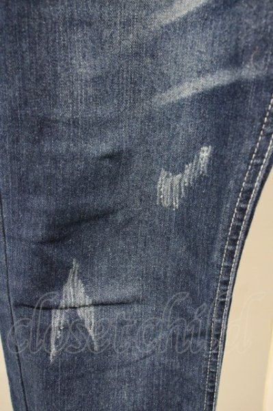 画像5: CavariA / ヒゲ加工ストレッチデニムパンツ 44 インディゴ T-25-08-29-013-Ca-pa-YM-ZT141 (5)