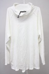 NO ID. BLACK / オフタートルZIPプルオーバー 2 ホワイト T-25-08-29-002-NO-to-YM-ZT
