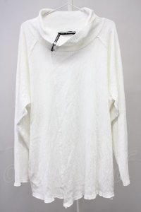 NO ID. BLACK / オフタートルZIPプルオーバー 2 ホワイト T-25-08-29-002-NO-to-YM-ZT144