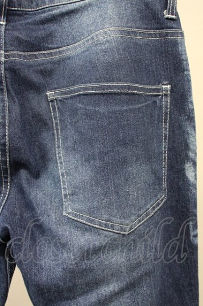 画像6: CavariA / ヒゲ加工ストレッチデニムパンツ 44 インディゴ T-25-08-29-013-Ca-pa-YM-ZT141 (6)