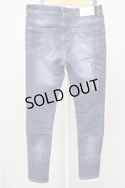 画像2: CavariA / ダメージストレッチデニムパンツ 44 インディゴ T-25-08-29-014-Ca-pa-YM-ZT141 (2)