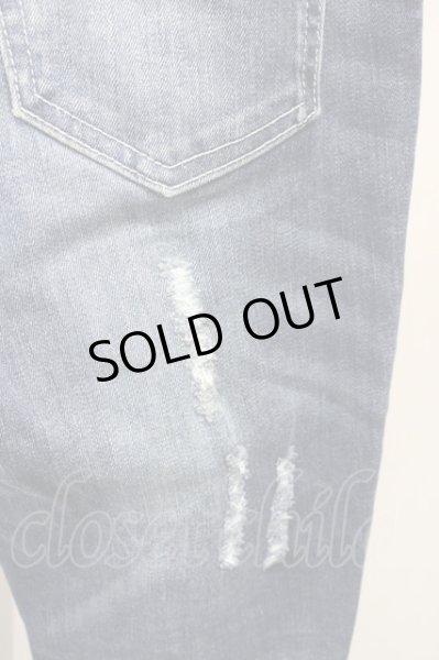 画像7: CavariA / ダメージストレッチデニムパンツ 44 インディゴ T-25-08-29-014-Ca-pa-YM-ZT141 (7)