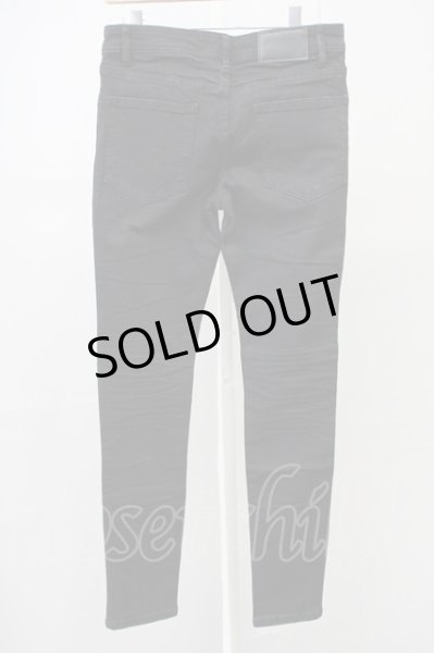 画像2: CavariA / ダメージストレッチデニムパンツ 42 ブラック T-25-08-29-016-Ca-pa-YM-ZT (2)