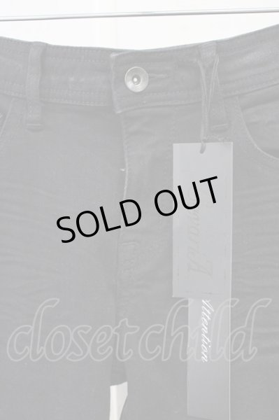 画像3: CavariA / ダメージストレッチデニムパンツ 42 ブラック T-25-08-29-016-Ca-pa-YM-ZT (3)