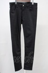 NO ID. / コットンストレッチスキニーデニムパンツ 3 ブラック T-25-08-29-017-NO-pa-YM-ZT141