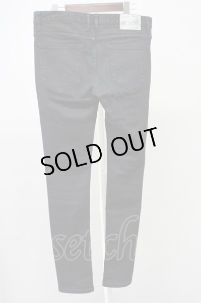 画像2: NO ID. / コットンストレッチスキニーデニムパンツ 3 ブラック T-25-08-29-017-NO-pa-YM-ZT141 (2)