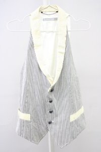 FranCisT_MOR.K.S. / パンチングホースハイド切り替えストライフベスト 2 ホワイト系 T-25-09-03-001-Fr-to-YM-ZT
