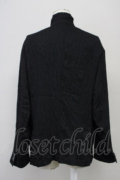 画像2: BUFFALO BOBS / PLEATS-TAILORED(プリーツテーラード)テーラードジャケット 3-4 ブラック T-25-09-03-018-BU-ja-YM-ZT