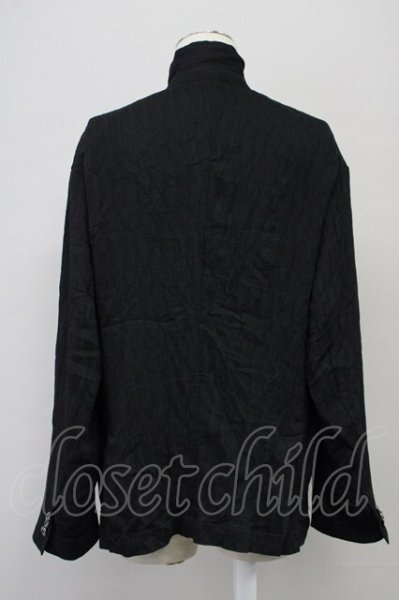 画像2: BUFFALO BOBS / PLEATS-TAILORED(プリーツテーラード)テーラードジャケット 3-4 ブラック T-25-09-03-018-BU-ja-YM-ZT064 (2)