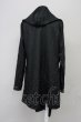 画像2: CIVARIZE / Frameフード付きカーディガン 46 ブラック T-25-09-03-019-CI-to-YM-ZT (2)
