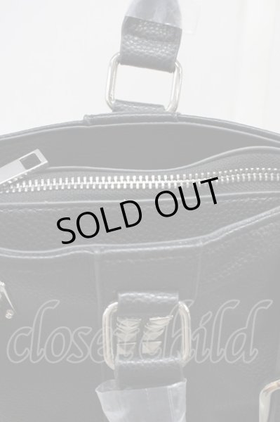 画像8: NOVESSEL / 2WAYスタッズボストンバッグ  ブラック T-25-09-03-021-0-ba-YM-ZT (8)