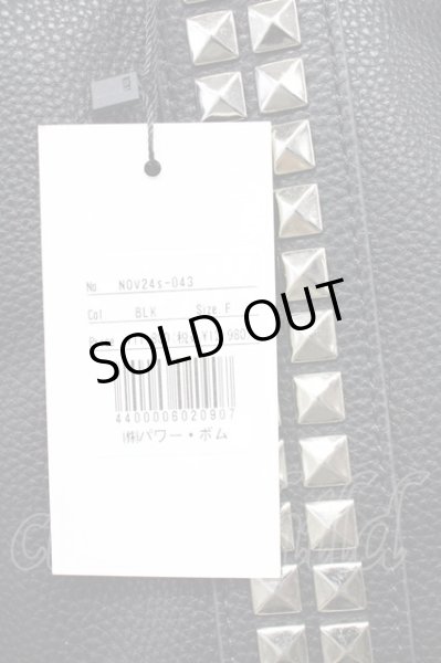 画像11: NOVESSEL / 2WAYスタッズボストンバッグ  ブラック T-25-09-03-021-0-ba-YM-ZT (11)