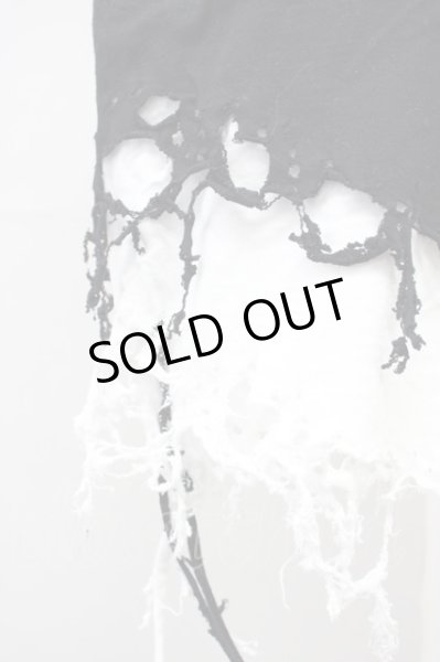 画像4: JURY BLACK / オパールダメージレイヤードタンクトップ M ブラックｘホワイト T-25-09-03-004-JU-to-YM-ZT (4)