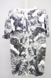 画像2: NO ID. / Wing プリントロングTシャツ 1 ホワイト T-25-09-03-005-NO-ts-YM-ZT064 (2)