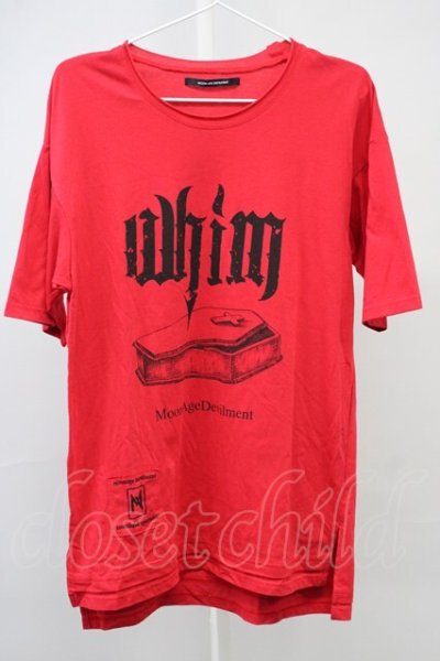 画像1: Moonage Devilment（清春） / COFFIN Tシャツ 44 レッド T-25-09-03-006-0-ts-YM-ZT