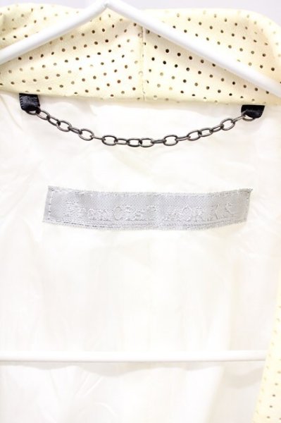 画像3: FranCisT_MOR.K.S. / パンチングホースハイド切り替えストライフベスト 2 ホワイト系 T-25-09-03-001-Fr-to-YM-ZT064 (3)