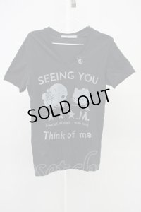 FranCisT_MOR.K.S. / Hello Kittyコラボ Tシャツ 2 ブラック T-25-09-03-007-Fr-to-YM-ZT