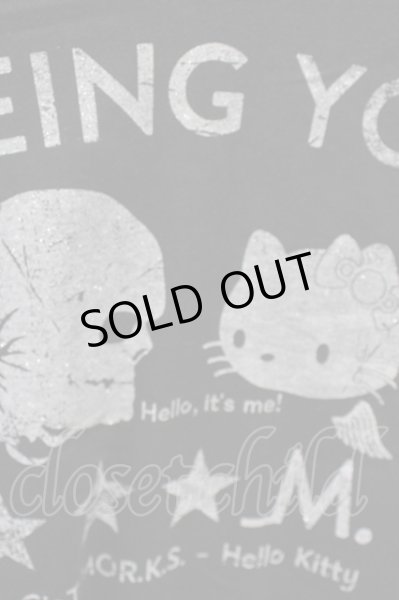 画像4: FranCisT_MOR.K.S. / Hello Kittyコラボ Tシャツ 2 ブラック T-25-09-03-007-Fr-to-YM-ZT (4)