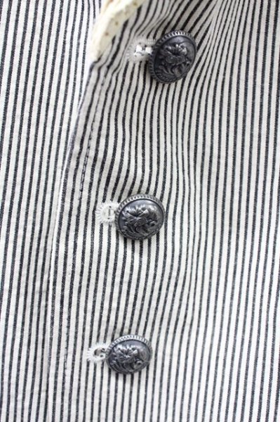 画像4: FranCisT_MOR.K.S. / パンチングホースハイド切り替えストライフベスト 2 ホワイト系 T-25-09-03-001-Fr-to-YM-ZT064 (4)