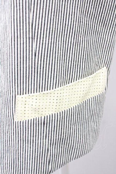 画像5: FranCisT_MOR.K.S. / パンチングホースハイド切り替えストライフベスト 2 ホワイト系 T-25-09-03-001-Fr-to-YM-ZT064 (5)