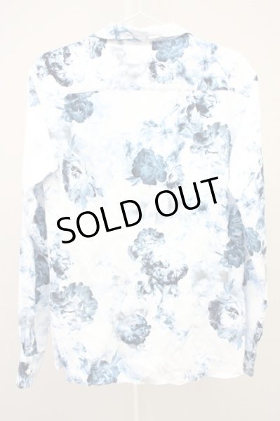 画像2: TORNADO MART / スモークフラワープリントシャツ LL ホワイト T-25-09-03-011-TO-sh-YM-ZT (2)